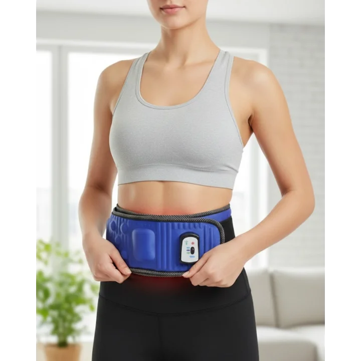 Mey İthalat® Zayıflama ve Masaj Kemeri 20 Mıknatıslı 5 Motorlu Fişli