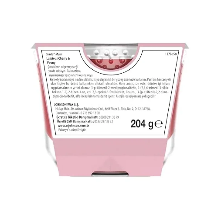 Meyve Çiçek Buketi Büyük Mum 204 g