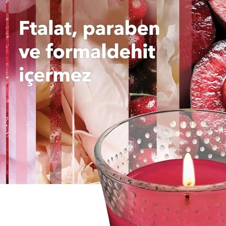 Meyve Çiçek Buketi Büyük Mum 204 g