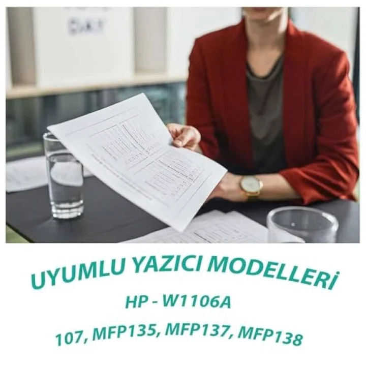 MFP 135w 106A 107w 107a - 1000(1K) Sayfa Verimli 137,138 Muadil Toner