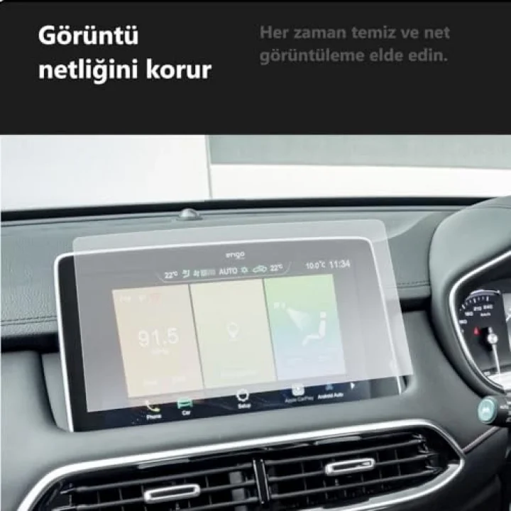 Mg E-Hs 10.1 İnç İle Uyumlu Multimedya Mat Ekran Koruyucu Şeffaf