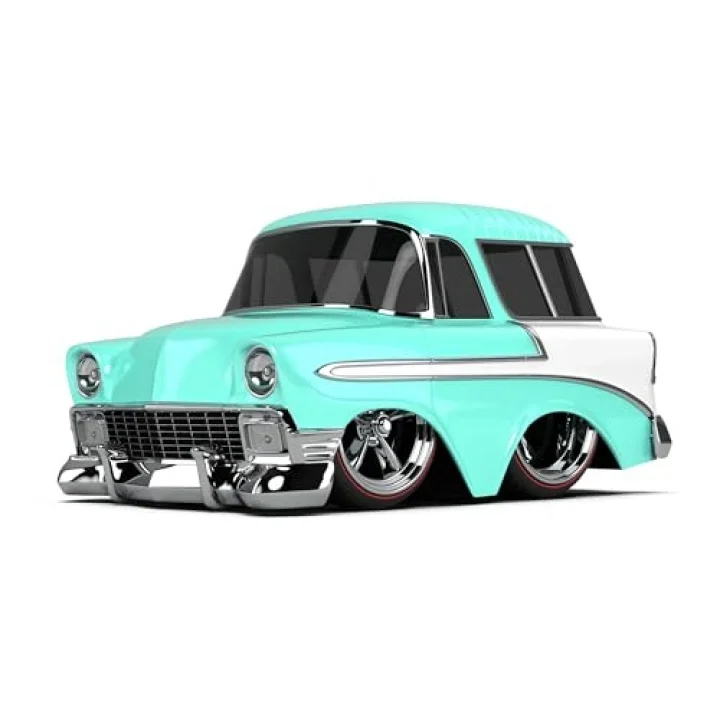 MGA Entertaintment CarTuned S2 1956 Chevy Nomad - Mavi Custom Araba