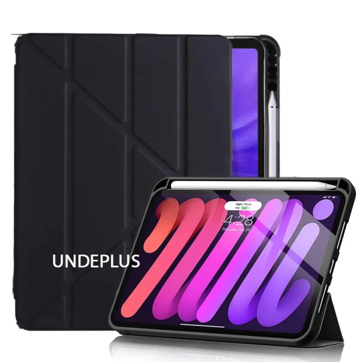 Mi Pad 7/7 Pro 11.2inç 2025 ile uyumlu Kılıf Kalem Bölmeli Mars Case Siyah