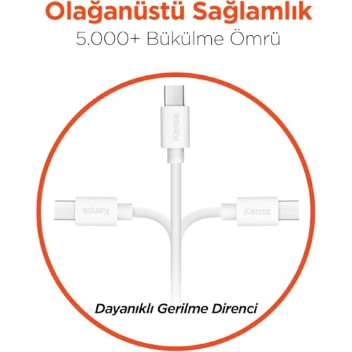 Micro USB Hızlı Aktarım Şarj Kablosu – 1 m Uzunlukta Mikro-USB Şarj ve Veri Kablosu, 2.4 Amper
