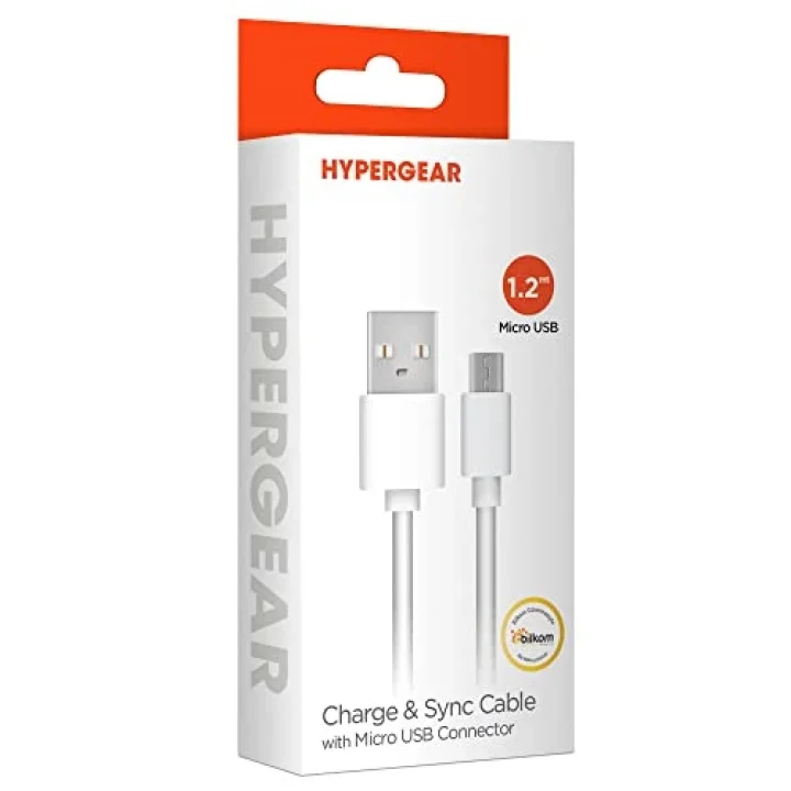 Micro USB Şarj ve Senkronizasyon Kablosu, Beyaz