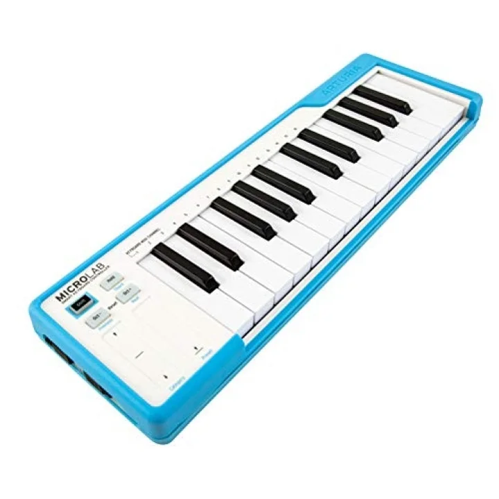MicroLab 25 Tuş SlimKey Micro Keyboard, Mavi