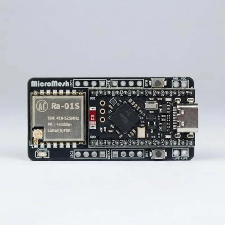 Micromesh, 433MHz Meshtastic LoRa Geliştirme Kartı