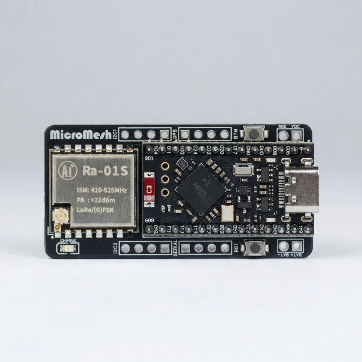 Micromesh, 433MHz Meshtastic LoRa Geliştirme Kartı