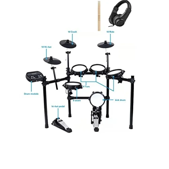 Midex DDX-190 Profesyonel Dijital Davul Elektronik Bateri (Kulaklık hediye)