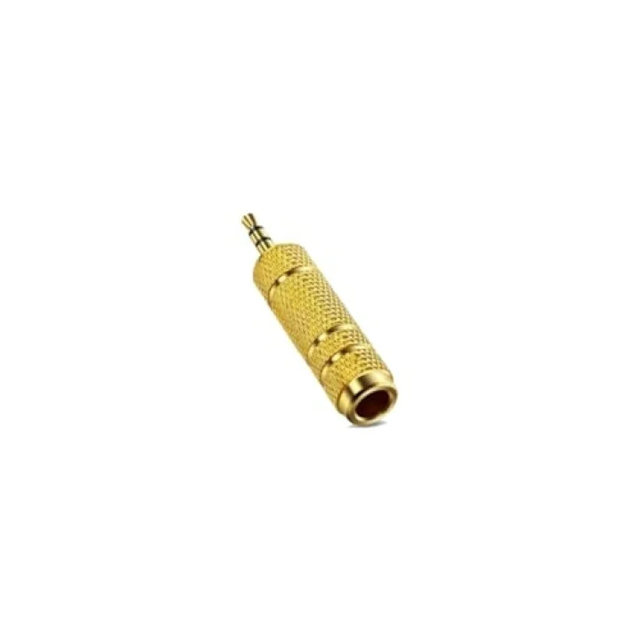 Midex LE2 Jack Adaptör 3.5mm Çevirici Altın Renk Adaptör Stereo