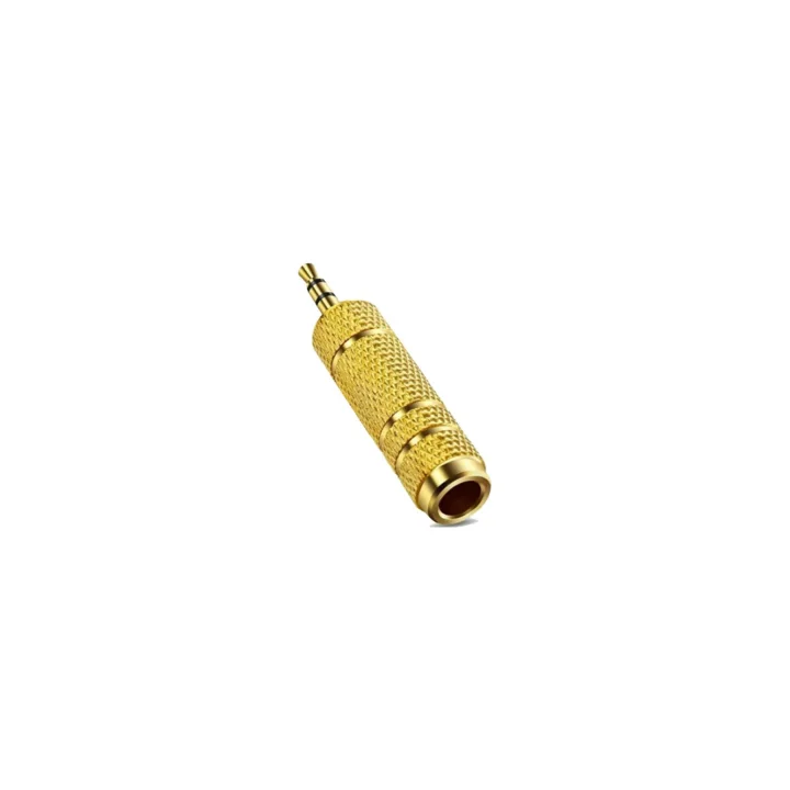 Midex LE2 Jack Adaptör 3.5mm Çevirici Altın Renk Adaptör Stereo