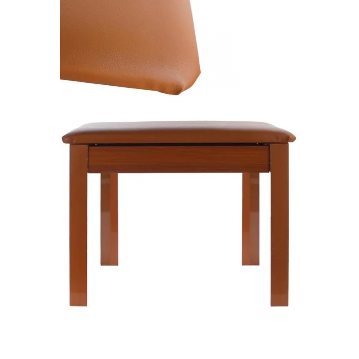 Midex TBX-144OR Üst Kalite Piyano Taburesi Gizli Bölmeli Turuncu Renk (32x54x48)