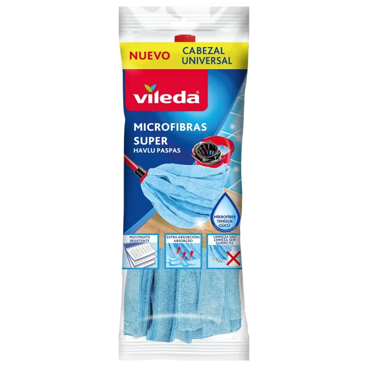 Mikrofiber Havlu Paspas, Açık Mavi, Standart