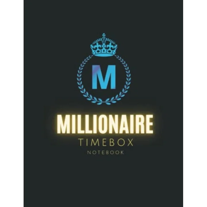 Millionaire TimeBox Note Book: Letter Size Note Book, Time Box Planner for daily user and Time Blocking Page Enhance Productivity, Task Mind, Top Priorities, Schedule
