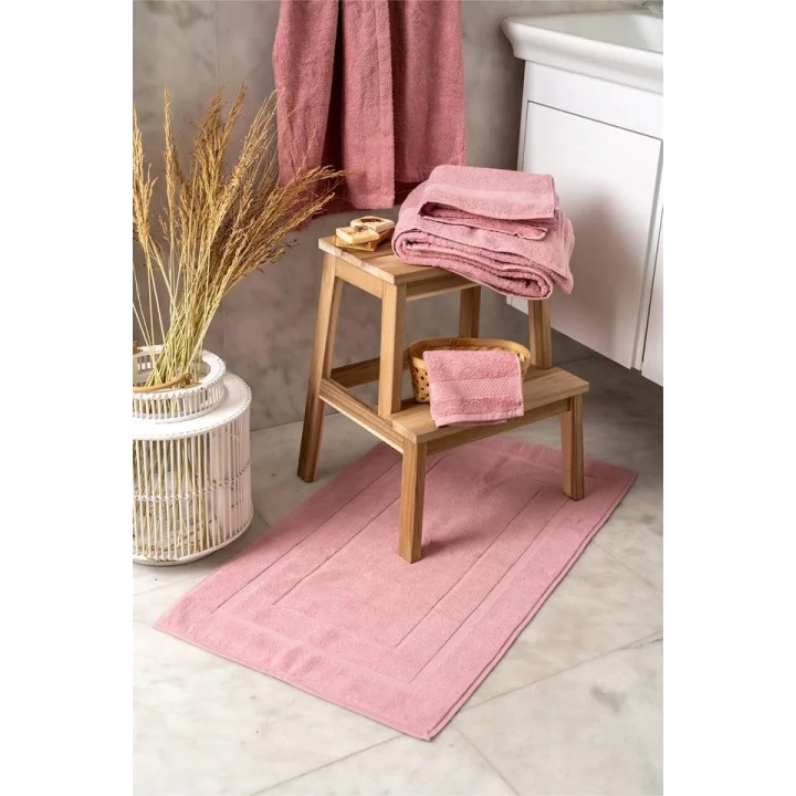 Minerva Premium Ayak Havlusu 50x90, Gülkurusu