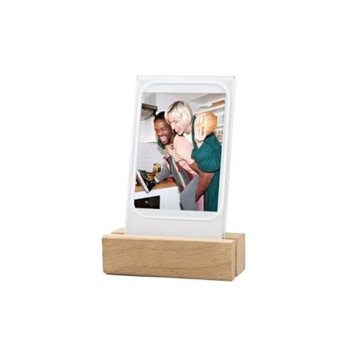 mini Ahşap Işıklı 5li Fotoğraf Çerçeve Seti