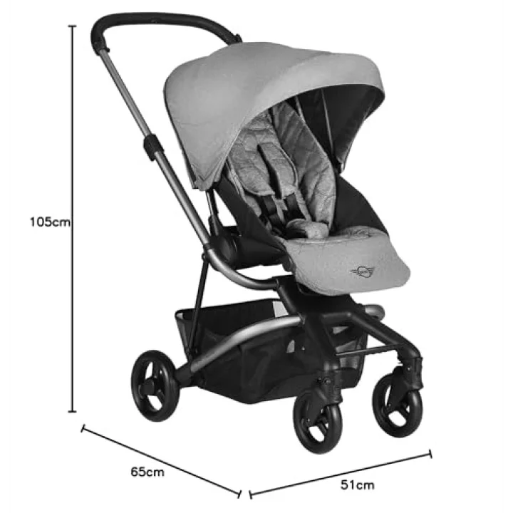 MINI Bebek Arabası (Soho Grey/Gri)