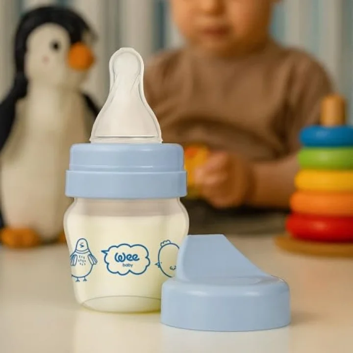Mini Cam Alıştırma Bardağı Seti 30 ml - Mavi