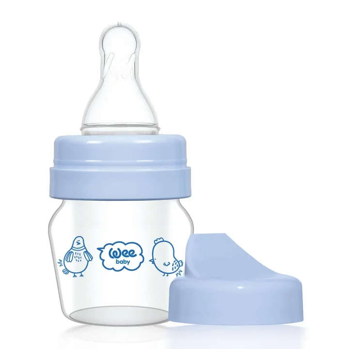 Mini Cam Alıştırma Bardağı Seti 30 ml - Mavi