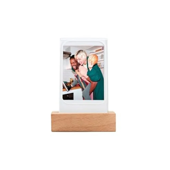 Mini Led Işıklı Ahşap Fotoğraf Çerçevesi