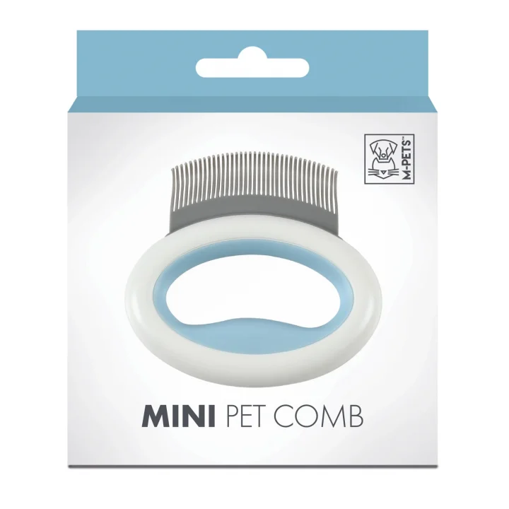 MINI PET COMB BLUE