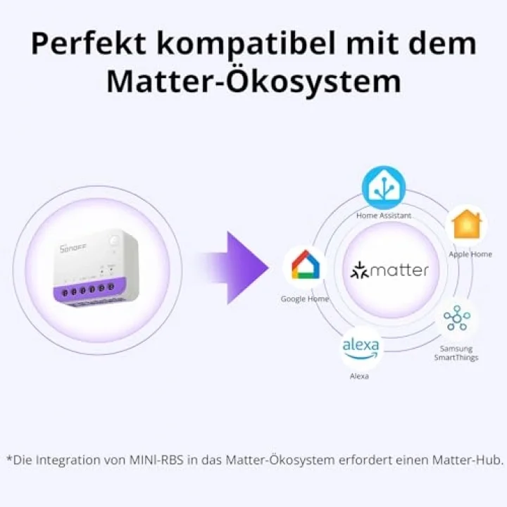 Mini-RBS Matter Akıllı Panjur Kontrol Rölesi | Mini-RBS