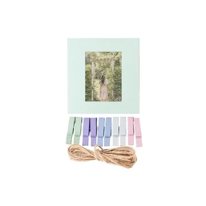 Mini Resim Çerçeveli 10 Mandal Set