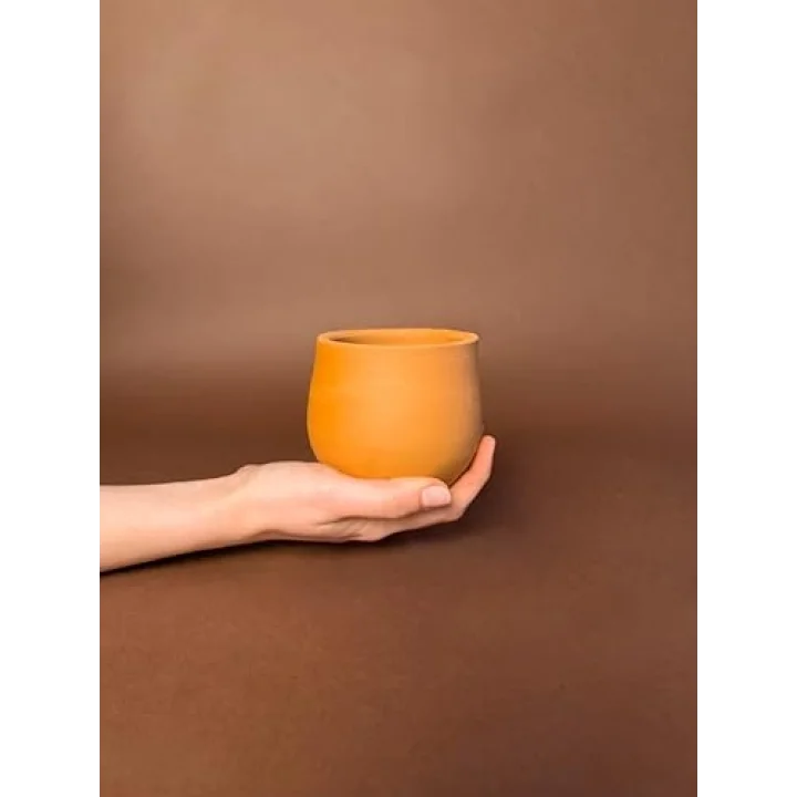 Mini Toprak Saksı – 9 cm – Oval Form