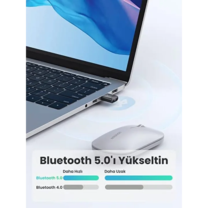 Mini USB Dongle Bluetooth 5.0 Adaptör Siyah