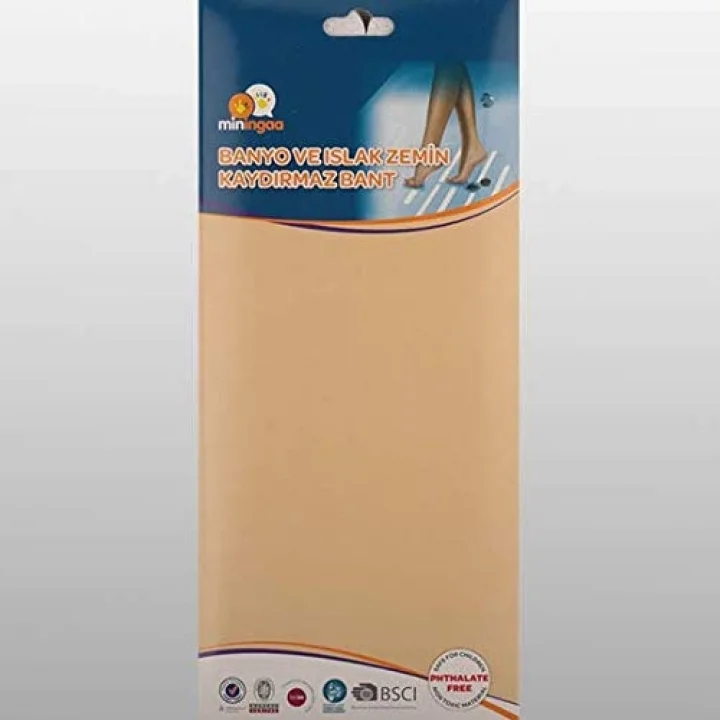 Miningaa BAS001 Banyo Ve Islak Zemin Kaydırmaz Bant (Şeffaf)