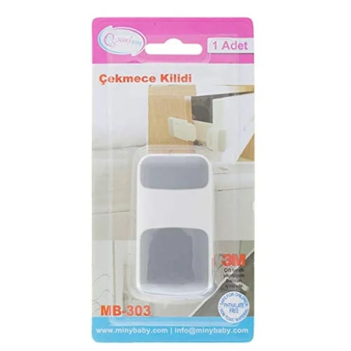 Miny Baby Unisex Çekmece Kilidi (Gri)