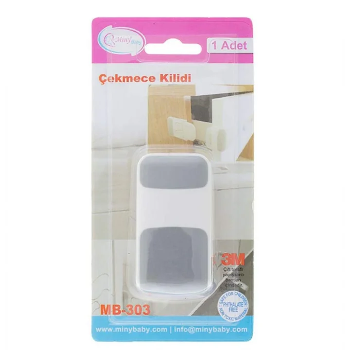 Miny Baby Unisex Çekmece Kilidi (Gri)