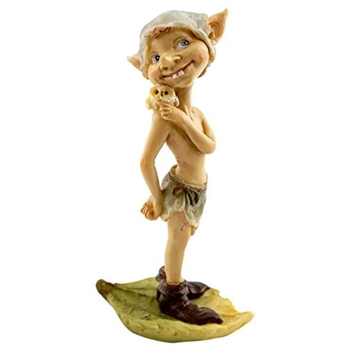 Minyatür Peri Bahçesi ve Baykuş Heykelcikli Teraryum Pixie, Tan, Yeşil