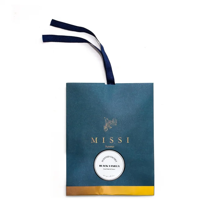 MİSSİ 3 Adet Black Vanilya Kokulu Zarf Seti