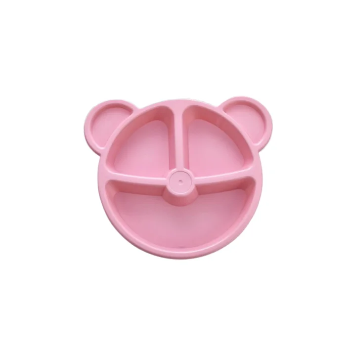 Mithra Life 3 Bölmeli Pembe Bebek Çocuk Yemek Mama Tabağı