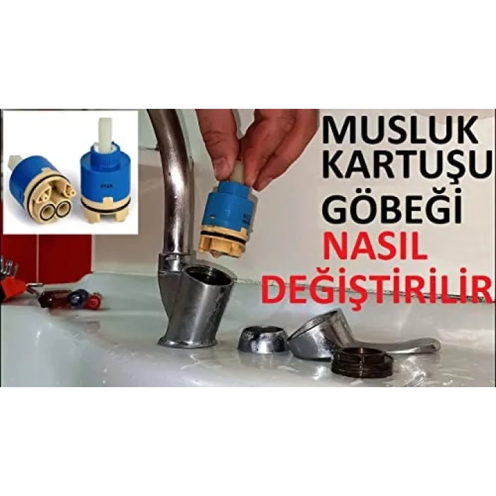 Mix Aç-Kapa Batarya Musluk Kartuşu 40 Lik - Ayaklı Kartuş 1