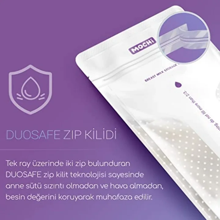 Mochi Süt Saklama Poşeti (200 mL) 25li