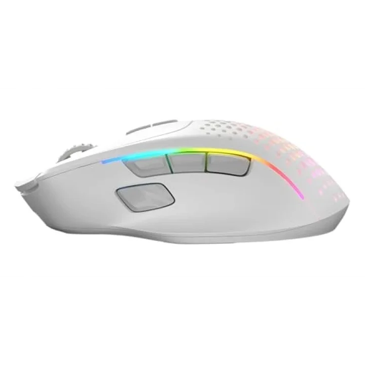 Model I 2 RGB Kablosuz BAMF sensörlü 26000 DPI 75 gram Gaming Mouse Mat Beyaz