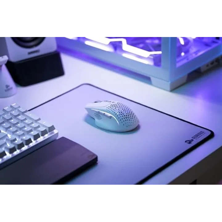 Model I 2 RGB Kablosuz BAMF sensörlü 26000 DPI 75 gram Gaming Mouse Mat Beyaz
