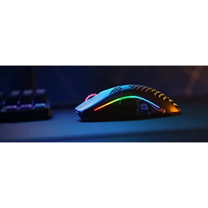 Model O RGB Minus Kablosuz BAMF Sensörlü 19000 DPI 65 gram Gaming Mouse Mat Siyah