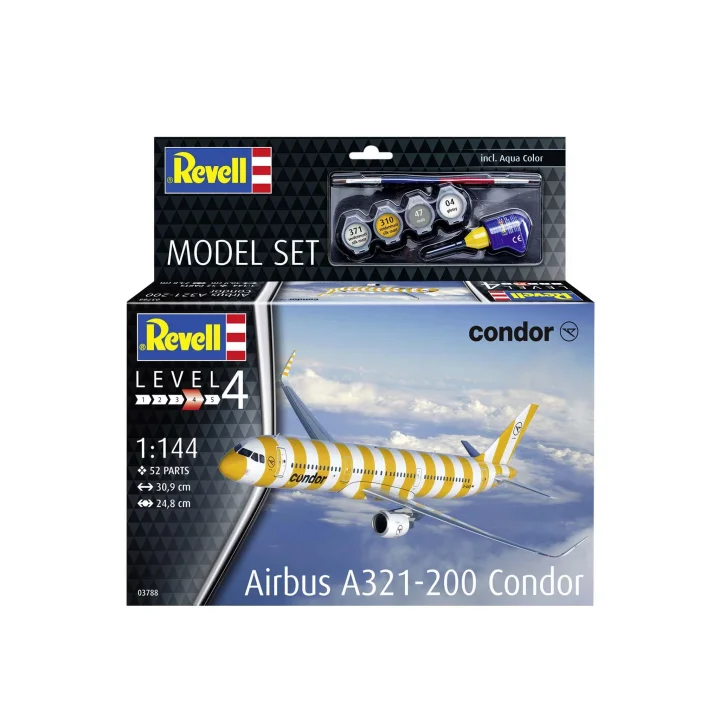 Model Set Airbus A321-200 Condor- model kit with basic accessories