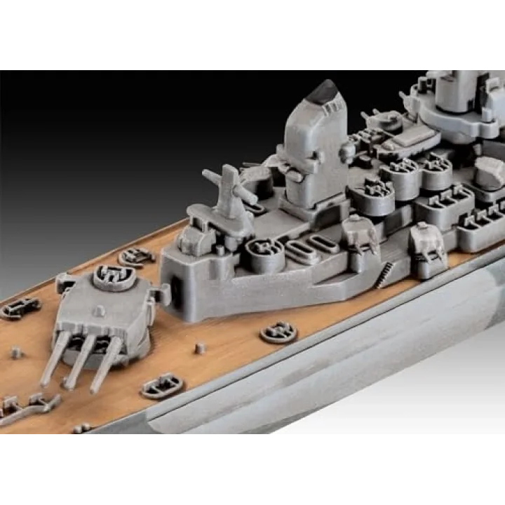 Model Set Battleship USS New Jersey- model kit with basic accessories
