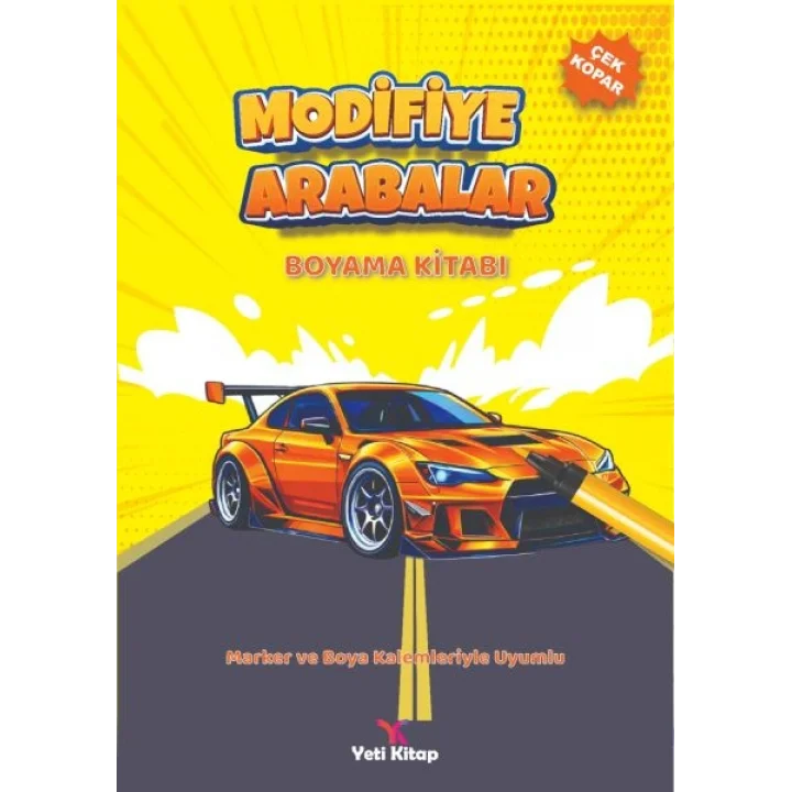 Modifiye Arabalar Boyama Kitabı