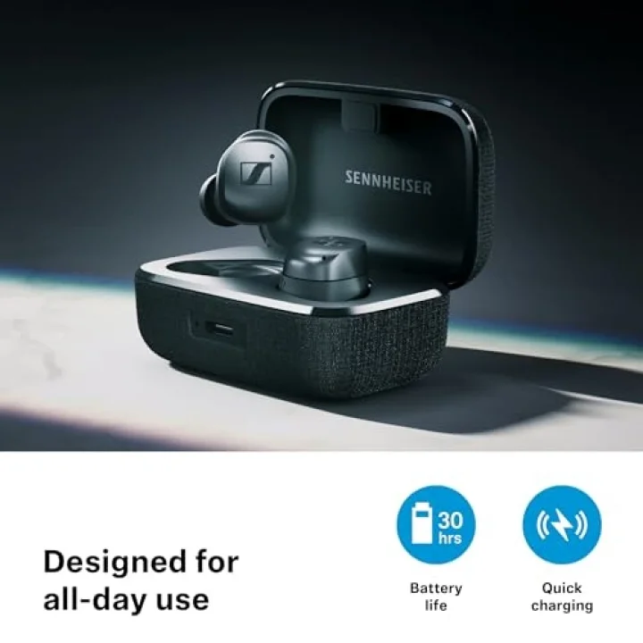 Momentum True Wireless 4 Kulak İçi Kulaklık Siyah Grafit