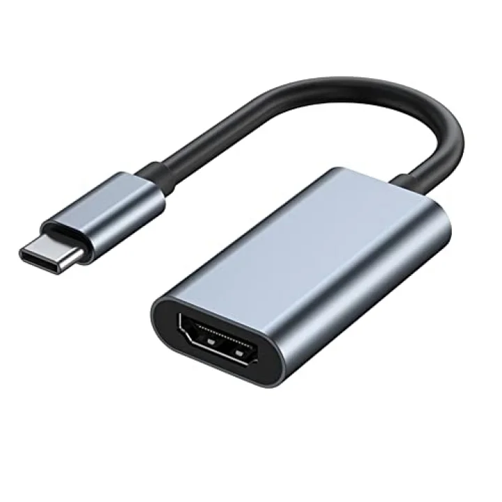 Monitör için USB C - HDMI Adaptörü, MacBook pro için 4K HDMI - USB C Dizüstü Bağlantı İstasyonları, iPad air için USB Tip C - HDMI Kablosu, Chromebook XPS TV vb için USBCden HDMI Donglea