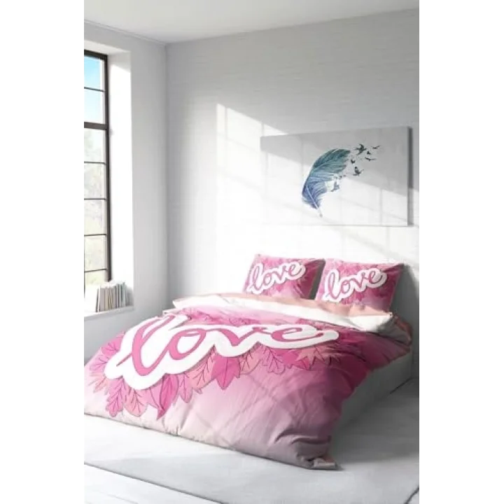MONOHOME Sevgililer Günü 3D Çift Kişilik Nevresim Takımı, monohome8096