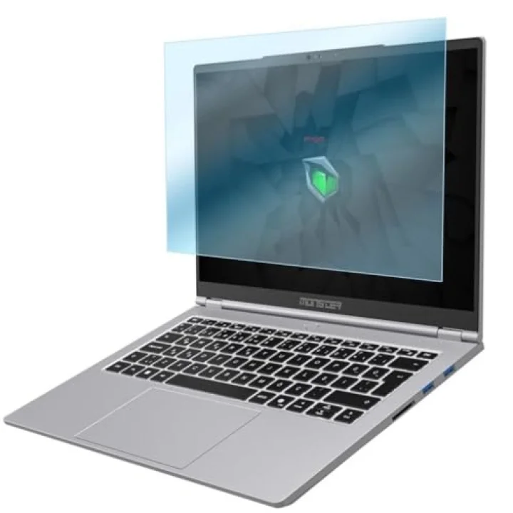 Monster Huma H4 V7 14 İnç İle Uyumlu Ekran Koruyucu Notebook, 9H Temperli Kırılmaz Esnek Nano Cam, Çizilmeye Ve Darbeye Dayanıklı Laptop Koruma, HD Şeffaf 16:10