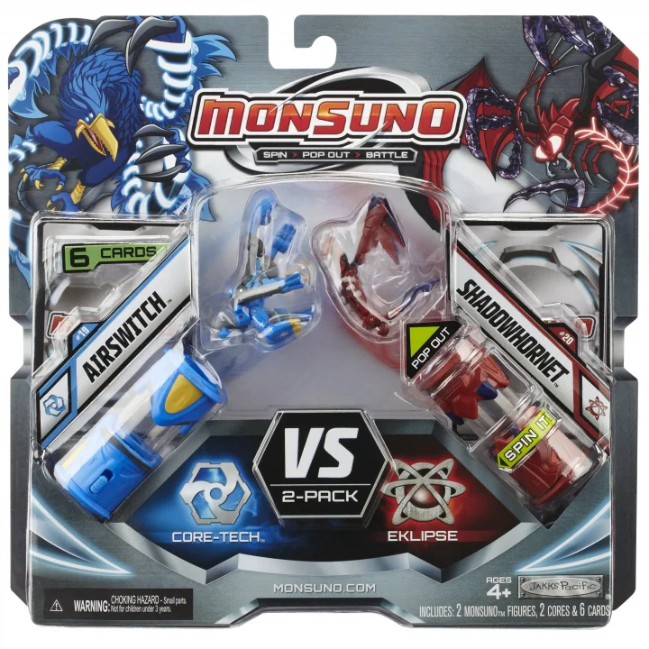 Monsuno Core Combat Wave 2 Airswitch and Shadowhornet (Twin Pack)