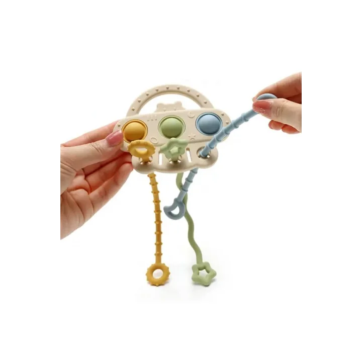 Montessori%100 Silikon Diş Kaşıyıcı, BPA İçermez