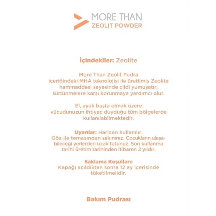 More Than Zeolit Pudra 85 gr